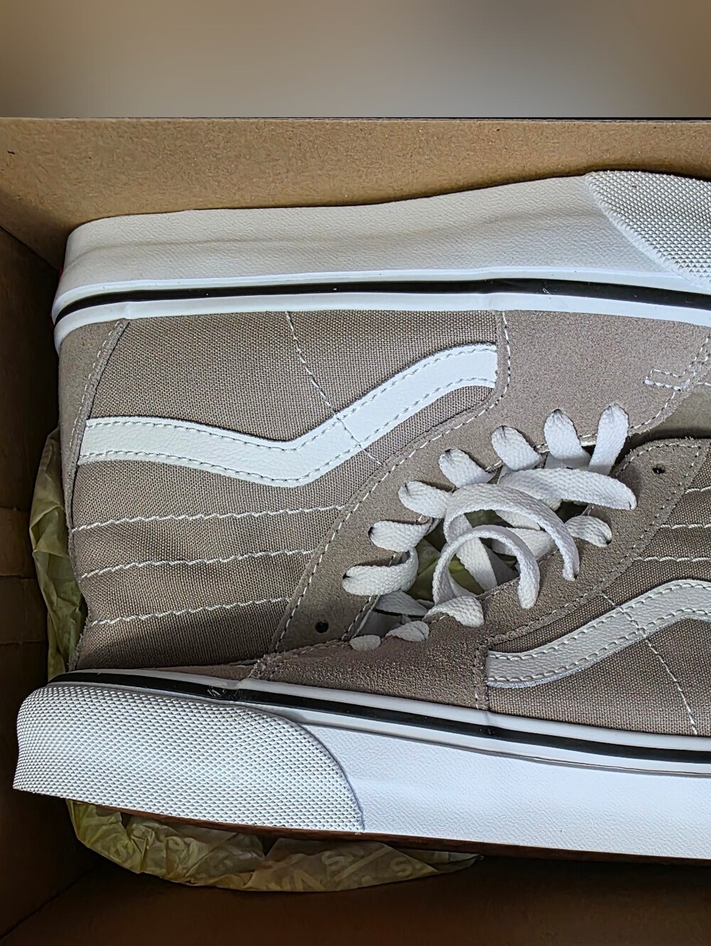Vans Sk8 Hi Tapered Shoes Color Theory Atmosphere Gray Size Women's 6.5 - Picture 11 of 11